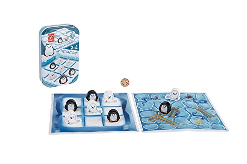 Hape- Tictactoe/Snake&Ladders, Multicolore, E0478