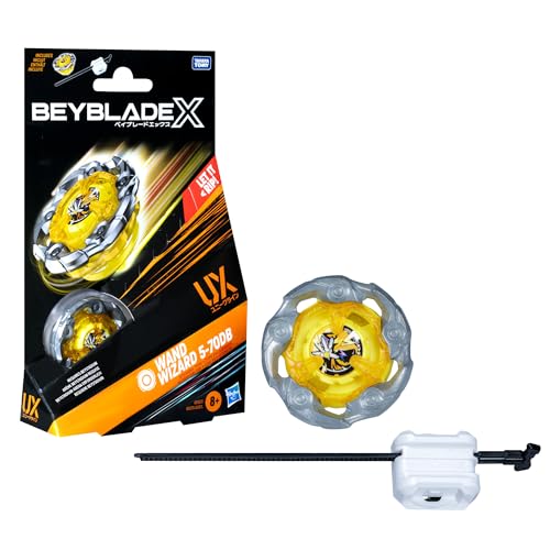 Hasbro Beyblade X, Starter Pack, Wand Wizard 5-70Db Ux Con Trottola E Lanciatore