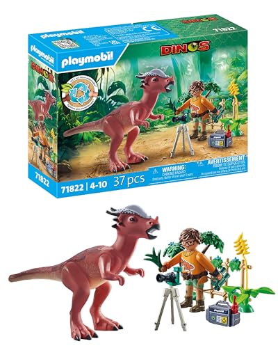 Playmobil | Dinos | Osservazione Dello Stygimoloch | Set Di Gioco Con Dinosauri | Giocattolo Avventuroso Per Bambini Dai 4 Anni In Su | 71822