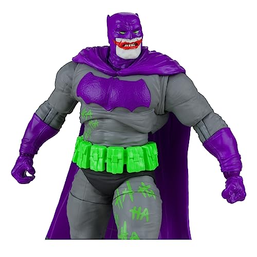 Mcfarlane Toys Dc Multiverse Statuetta Batman (Dark Knight Return)(Jokerized)(Gold Label) 18 Cm
