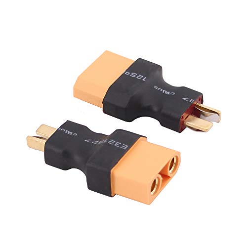 Olirc 2Pcs Maschio Deans T Plug A Femmina Xt90 Xt-90 Connettore Adattatore(C101-2)