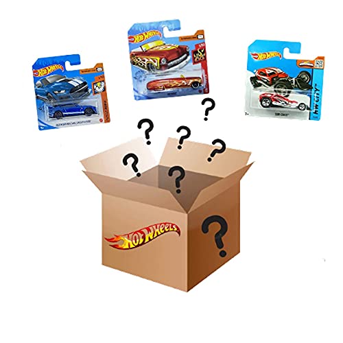 Hot Wheels Pack Of 3 Vehicles, Toy Cars Diecast 1:64 (Modelli Assortiti), Regalo Per Collezionisti E Bambini