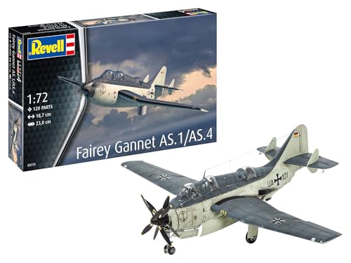 Revell 03775 Fairey Gannet As.1/As.4 - Modellino In Plastica Non Costruita/Non Verniciata, Scala 1:72