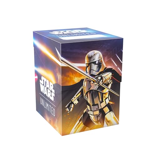 Gamegenic - Star Wars Unlimited Soft Crate - Full-Color Printed & Officially Licensed Durable Deck Box, Holds 60 Double-Sleeved Cards, Perfect For Tcg