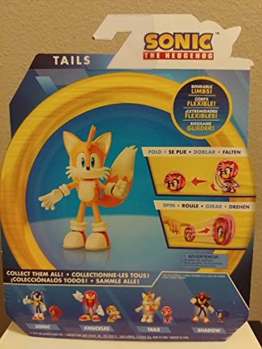 Sonic The Hedgehog Action Figure Giocattolo Da Collezione Con Code Da 10 Cm