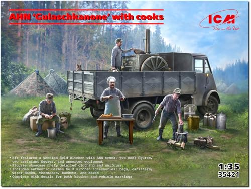 Icm - Modellino Camion Ahn "Gulaschkanone" With Cooks |Icm|35421| 1:35 Modellino Char Promo