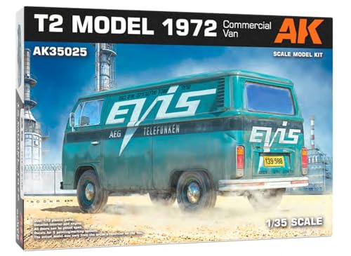 Ak Interactive - T2 Model 1972 Commercial Van 1/35 - Ak Interactive 35025