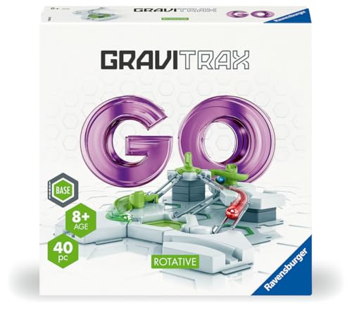 Ravensburger - Gravitrax Go Rotative, Pista Di Biglie, Gioco Interattivo Ed Educativo Stem, Per Bambini 8+ Anni E Adulti, Compatibile Con Tutti I Grav