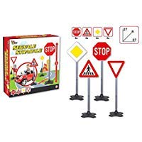Toys Garden Srl Cartello Stradale H.81 Cm.Ass.