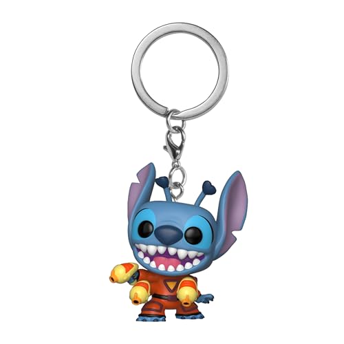 Funko Pop! Keychain: Lilo & Stitch - Stitch With Blaster - Lilo And Stitch - Mini Figura In Vinile Da Collezione Novità Portachiavi - Riempitivi Per C