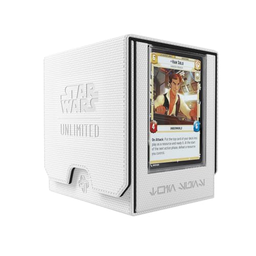 Gamegenic - Star Wars Unlimited Twin Suns Deck Pod - Premium Deck Box With Uv-Protected Card Cases, Holds 100 Double-Sleeved Cards, Designed For The S