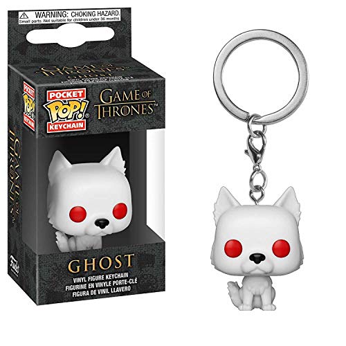 Funko- Keychain Juego De Tronos Llavero Pocket Pop Fantasma, Multicolor (34910) [Edizione: Spagna]