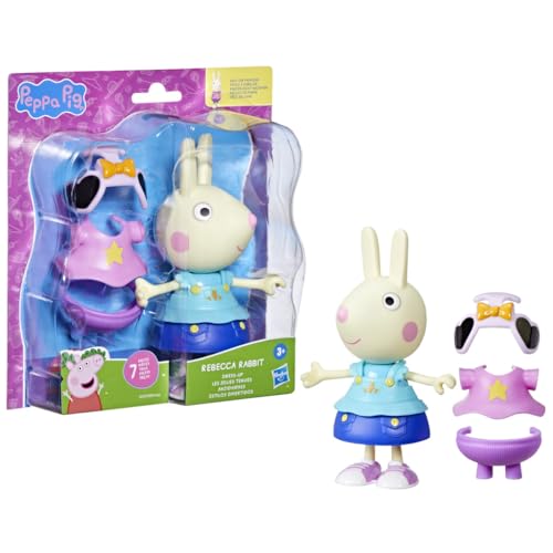 Peppa Pig, Rebecca Coniglio, Action Figure Da Vestire