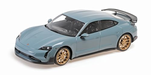 Minichamps 117069400 - Porsch. Tayca Turbo Gt Green 2024 - Scala 1/18 - Auto In Miniatura Da Collezione