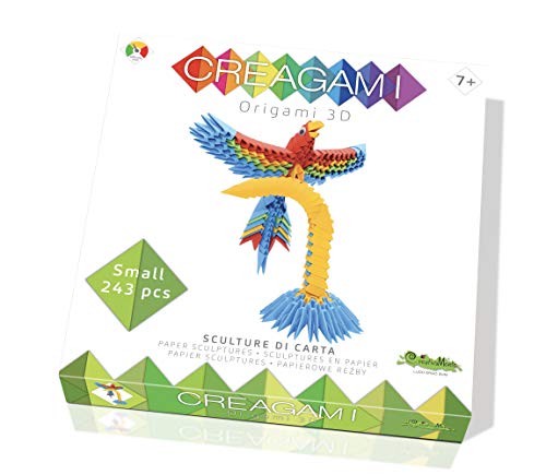 Creativamente- Creagami Pappagallo Gioco Di Creativita Origami Modulari, Multicolore, 763