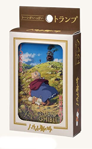 Ensky - Howl'S Moving Castle - Carte Da Gioco Con Scena Del Film Del Castello Mobile Di Howl, Carte Da Gioco, Prodotto Ufficiale Studio Ghibli