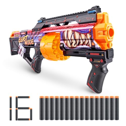 Confezione Di Pistole X-Shot Skins Beast Out Last Stand Con (16) Dardi Di Zuru