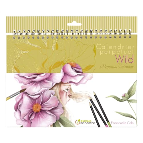 Avenue Mandarine- Calendario Perpetuo, Colore Selvaggio, Calendrier Perpetuel, Gy157C