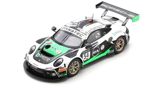 Spark- Collezione Auto In Miniatura, Colore Bianco/Verde/Nero, Sb465