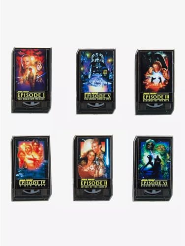 Loungefly Loungegly - Star Wars - Vhs Cassettes - Enamel Pin - Blind Purchase - 1 Of 6 To Collect - Styles Vary - Star Wars - Blind Box Spille Smaltat