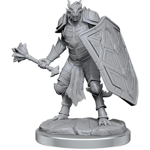 D&D Nolzur'S Marvelous Miniatures: Dragonborn Clerics - Miniatura Non Verniciata/Innescata Di Dungeons And Dragons Di Wizkids - Compatibile Con Dnd E 