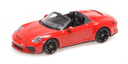 Minichamps 410061135 - Porsch. 911 (991) Speedster Red 2019 - Scala 1/43 - Auto In Miniatura Da Collezione