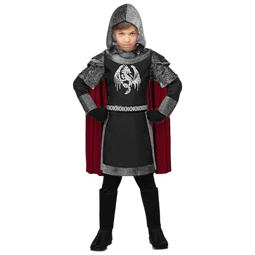 Widmann-06965 Widmann Cavaliere Oscuro 116 Cm (4-5 Anni) Party E Carnevale Costumi Da, Multicolore, 8003558069651