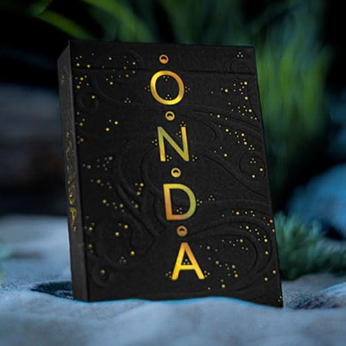 Solomagia Mazzo Di Carte Onda V2 (Black And Gold) By Jocu Playing Cards