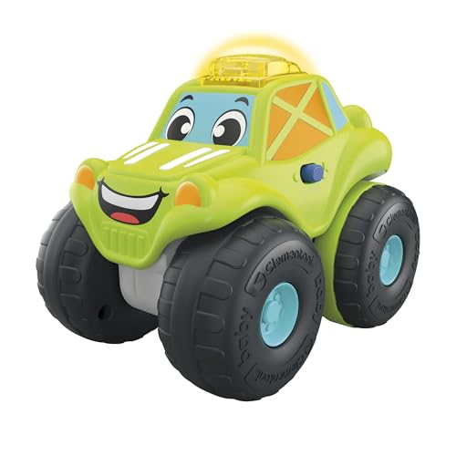 Baby Clementoni - Cosmo Dune Buggy, Macchinina Bambino 1-4 Anni, Gioco Prima Infanzia, Fuoristrada Con Suoni E Sirene, Stimola Manualità, Vista E Udit