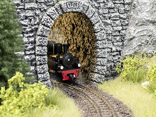 Noch 58033 Interior Rock Tunnel Da Parete, Curvo, 9,5 Cm Di Lunghezza, Colore: 2 Pezzi