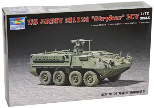 Faller Trumpeter 07255 - Modellino Da Costruire, Veicolo Da Combattimento Stryker (Icv)