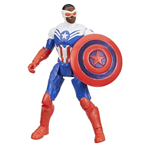 Hasbro Marvel Avengers, Venomversus Epic World Of Action, Action Figure Di Captain America Anti-Venom