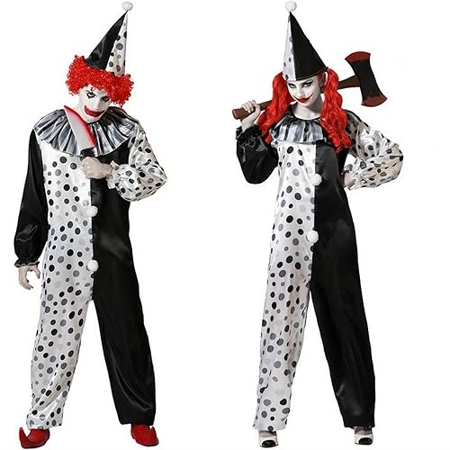 Atosa Costume Da Clown Grigio Unisex Adulto Xs
