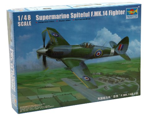 Trumpeter Modellino Aereo- Supermarine Spiteful F.Xiv Scala 1:48 (Tru02850)
