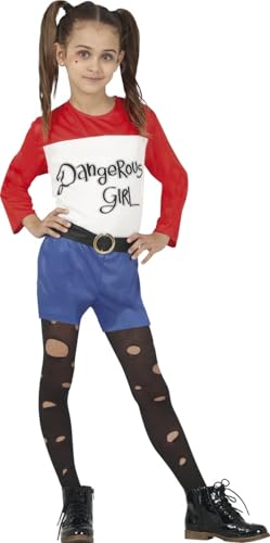 Fiestas Guirca Pazza Pericolosa Costumi Di Halloween Raffinati Per Bambina 5-6 Anni