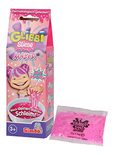 Simba 105953353 Glibbi Glitter Slime Maker, 2 Pezzi