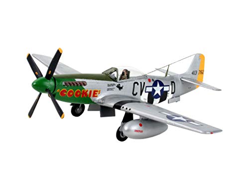 Revell- Mustang P-51D Kit Di Modellismo In Plastica, Multicolore, 64148
