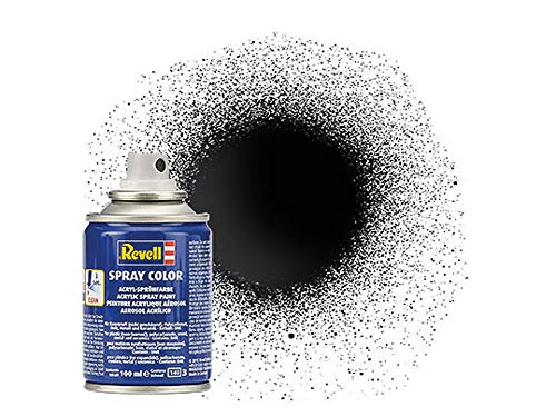 Revell 34107 - Colore Spray Per Modellismo: Nero Lucido