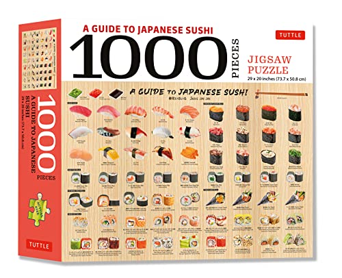 Japanese Sushi Jigsaw Puzzle: Finished Size 29 In X 20 Inch - 74 X 51 Cm