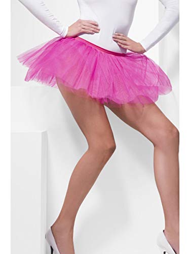 Smiffys Tutu Sottogonna, Fucsia 4 Strati, 30Cm Di Lunghezza