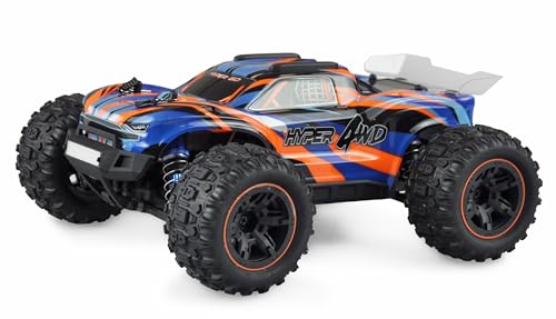 Amewi Hyper Go Truggy 4Wd Con Spazzole 1:16 Rtr Blu/Arancione Rc Telecomandato