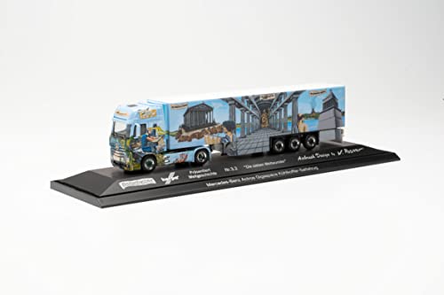 Herpa Modello Di Camion Mercedes-Benz Actros Storia Mondiale N° 3.2 Schumacher, Fedele Alla Scala Originale Di 1:87, Miniatura Per Diorami, Modellismo