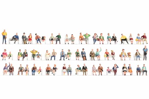 Noch 37071 - Set Di Statuette Mega Economy, Colore: Multicolore