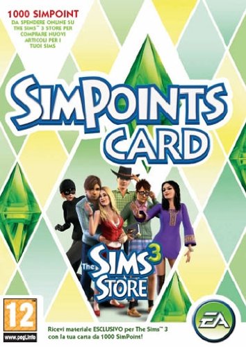 The Sims 3: Simpoints - Retail Card