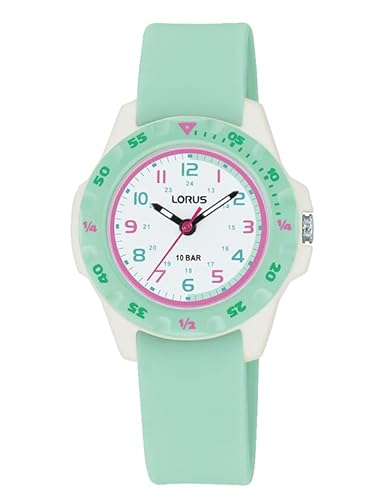 Lorus Orologio Analogico Al Quarzo Bambine E Ragazze Con Cinturino In Silicone Rrx65Jx9