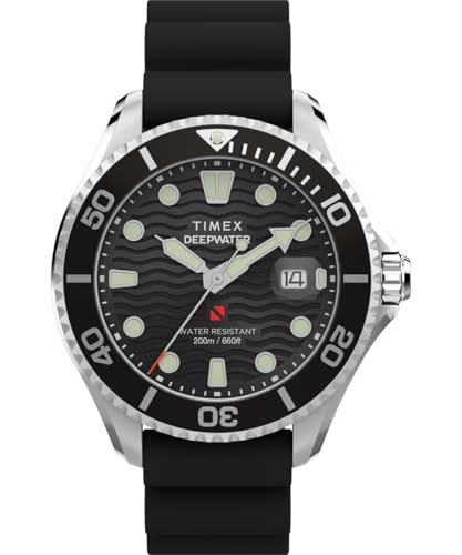 Timex Orologio Analogico Al Quarzo Da Uomo Con Cinturino In Gomma Tw2W81600