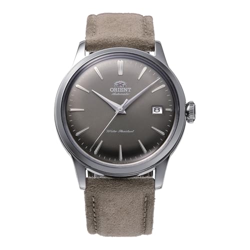 Orient Classic Bambino 38Mm Edizione Limitata - Orologio Unisex Automatico A Carica Manuale Cinturino In Pelle Scamosciata Marrone Cassa In Acciaio Qu