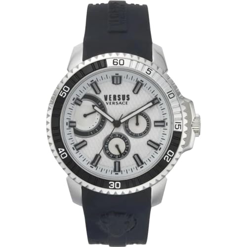Orologio Versus Versace Aberdeen 45 Mm Multifunzione, Uomo, Argento