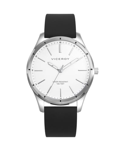 Viceroy Orologio Grand 401383-07 Da Uomo In Acciaio Inossidabile Bianco