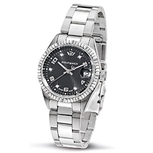 Philip Watch Caribe Orologio Donna, Tempo E Data, Analogico - 39X31,3Mm